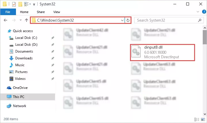 system32 dinput8